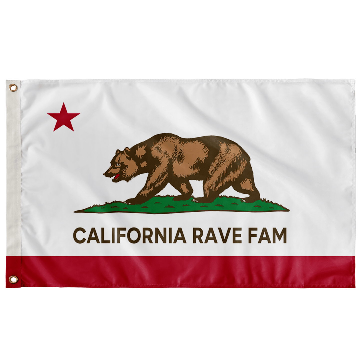 CALIFORNIA RAVE FAM FLAG